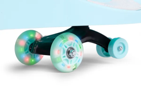 Dětské odrážedlo PLAY ECOTOYS s LED koly modré