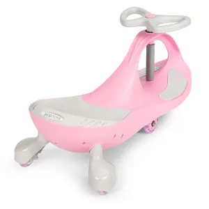 Detské odrážadlo PLAY ECOTOYS s LED kolesami ružové