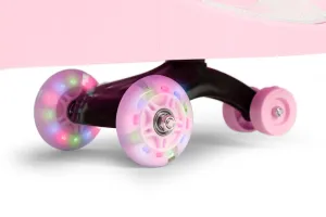 Detské odrážadlo PLAY ECOTOYS s LED kolesami ružové