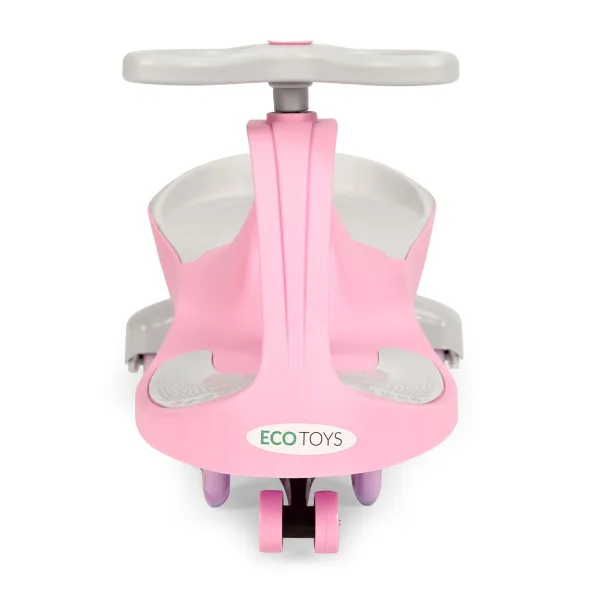 Detské odrážadlo PLAY ECOTOYS s LED kolesami ružové