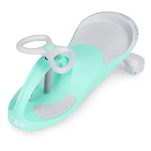 Detské odrážadlo PLAY ECOTOYS s LED kolesami zelené/biele
