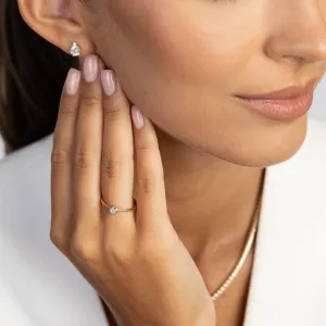 Blink-Blink Zásnubný prsteň biele zlato s Lab-Grown diamantom 0.10 ct1302BLB