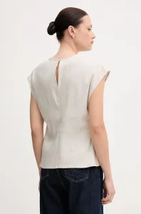 Ľanová blúzka Calvin Klein