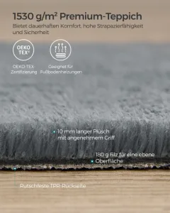 Koberec RUTSCH sivý