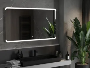 MEXEN - Nida zrkadlo s osvetlením 140 x 80, LED 600 9806-140-080-611-00