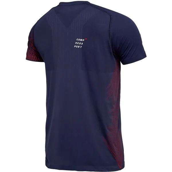 Compressport PERFORMANCE SS TSHIRT M Pánske bežecké tričko, čierna, veľkosť