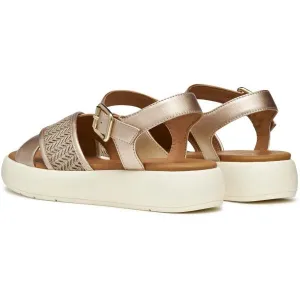 Cream women's sandals Geox Camalei - Women's