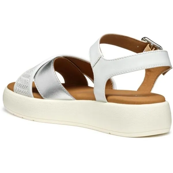 White women's sandals Geox Camalei - Women's