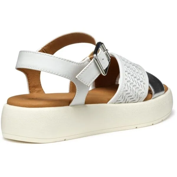 White women's sandals Geox Camalei - Women's