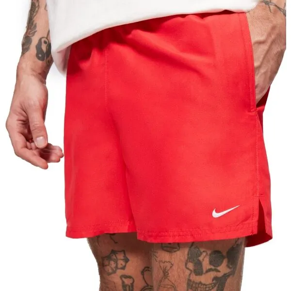 Pánske plavky NIKE SWIM ESSENTIAL 5 inch UNIVERSITY RE-UNIVERSITY RED