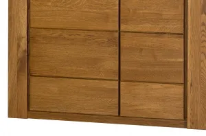 Szynaka Vitrína Velvet II 12 110 cm z masivu s LED osvětlením dub Rustikal