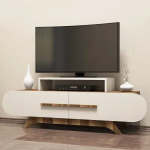 TV stolík Rose Walnut Cream