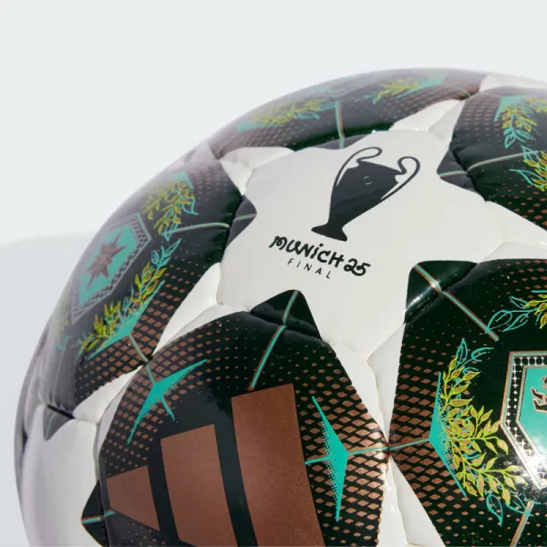Futbalová halová lopta ADIDAS UCL PRO SAL WHITE SHAGRN SSLIME
