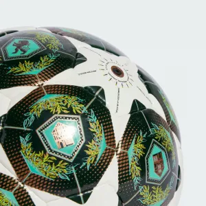 Futbalová halová lopta ADIDAS UCL PRO SAL WHITE SHAGRN SSLIME