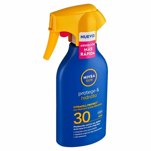 NIVEA SUN Protect & Moisture hydratačný sprej na opaľovanie SPF 30 270 ml