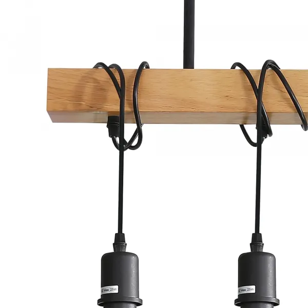 TooLight Stropné svietidlo Linek bambus