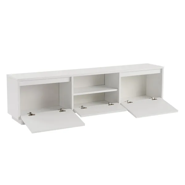 Televízny stolík Vanguard Natural White