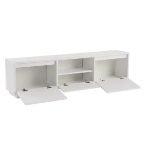 Televízny stolík Vanguard Natural White
