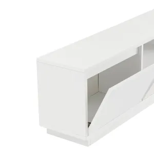 Televízny stolík Vanguard Natural White