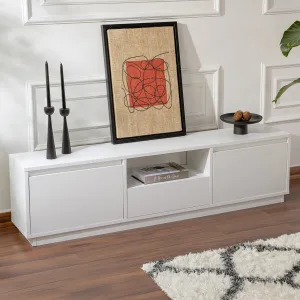 Televízny stolík Vanguard Natural White
