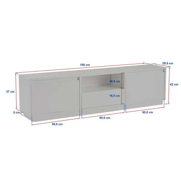 TV stolík Vanguard - Fressia Marble
