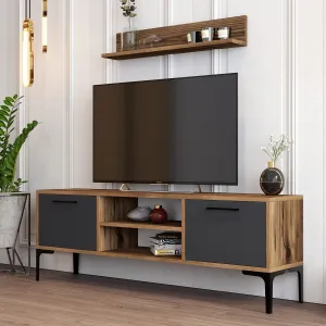 TV skrinka / Obývacia stena Riga - Anthracite