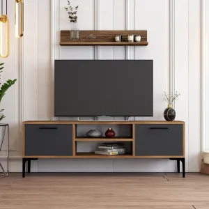 TV skrinka / Obývacia stena Riga - Anthracite