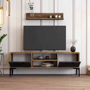TV skrinka / Obývacia stena Riga - Anthracite