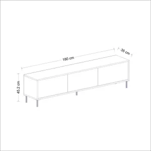 TV stolík Imaj - Anthracite