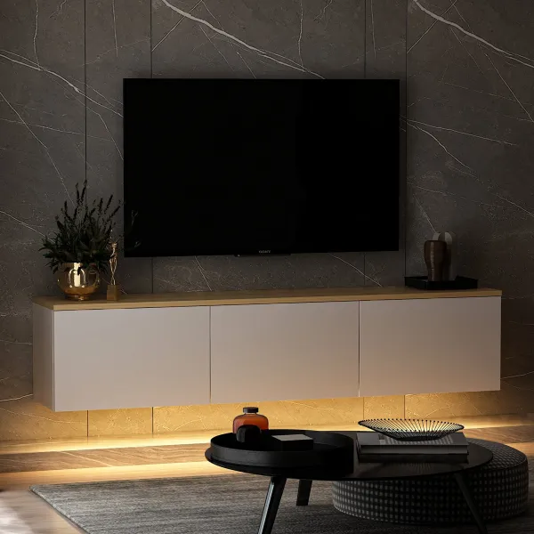 TV stolík Neon - White v2