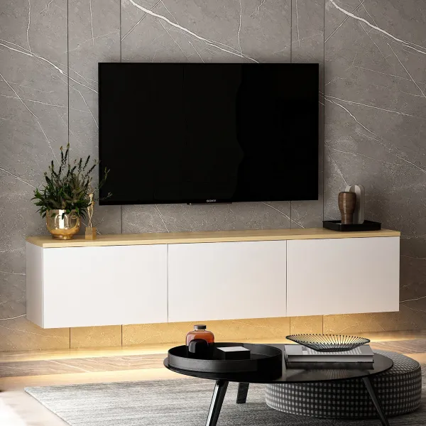 TV stolík Neon - White v2