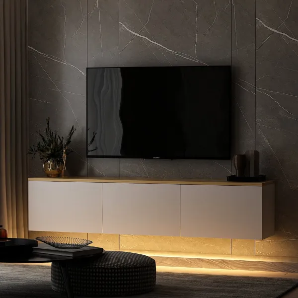 TV stolík Neon - White v2