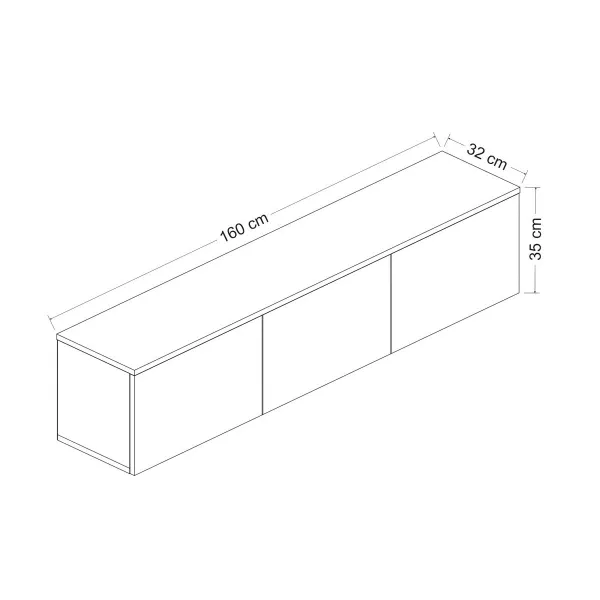 TV stolík Neon - White v2