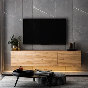 TV stolík Neon Illuminated - Atlantic Pine