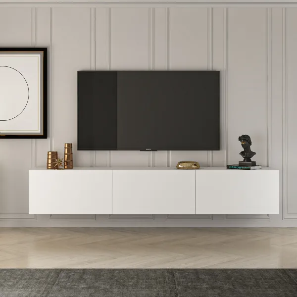 TV stolík West - White