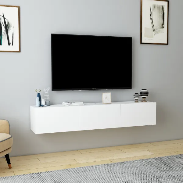 TV stolík Denby - White
