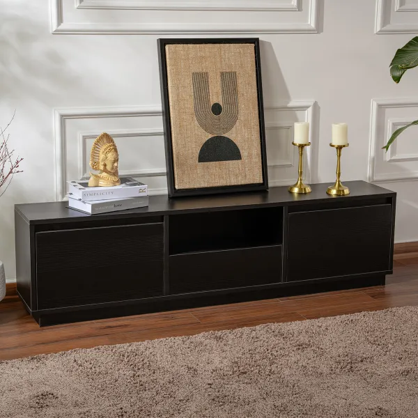 TV stolík Vanguard - Wood Black