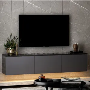 TV stolík Neon Illuminated - Anthracite