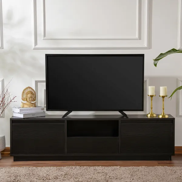 TV stolík Vanguard - Wood Black