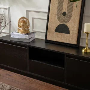 TV stolík Vanguard - Wood Black