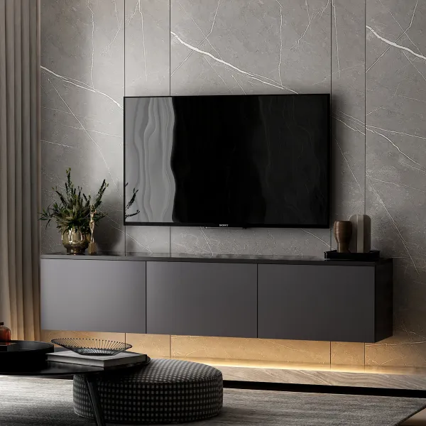 TV stolík Neon Illuminated - Anthracite