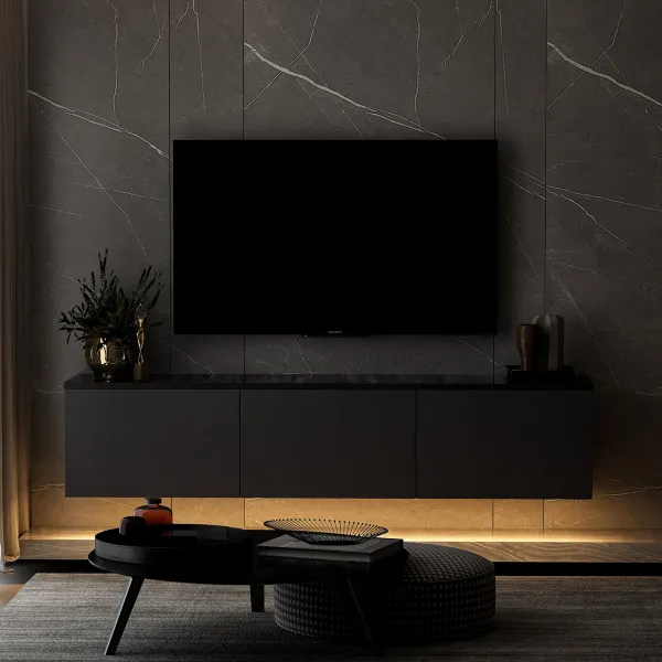 TV stolík Neon Illuminated - Anthracite