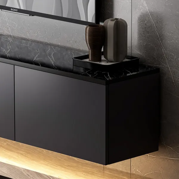 TV stolík Neon Illuminated - Anthracite
