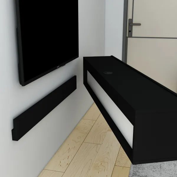 TV stolík Denby - Black