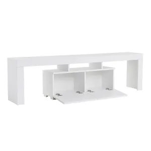 Televízny stolík Enclave Natural White