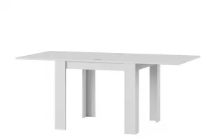 Szynaka Jedálenský rozťahovací stôl Saturn 40 90/180 cm biely