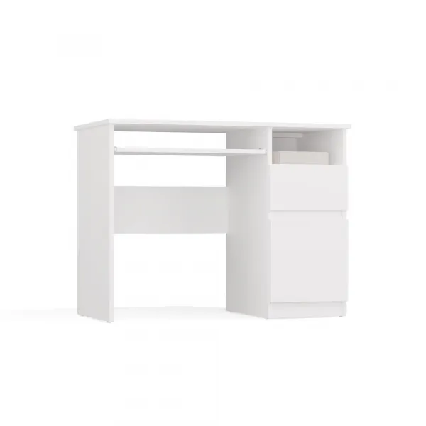 TP Living Písací stôl Porto 98 cm pravý biely