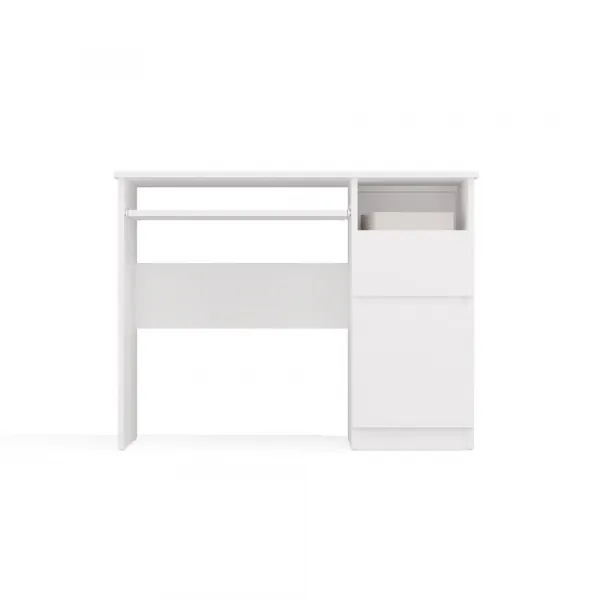 TP Living Písací stôl Porto 98 cm pravý biely