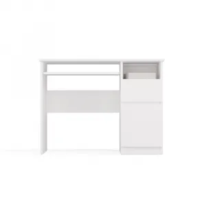 TP Living Písací stôl Porto 98 cm pravý biely