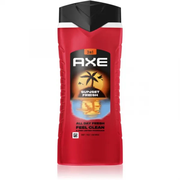 Axe Sunset Fresh Shower Gel sprchový gél 3v1 pre mužov 400 ml